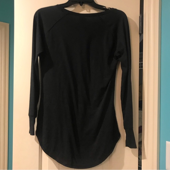 “It’s Always Nap Time” Gray Long-Sleeved Tee for Women Size Small - Picture 3 of 5